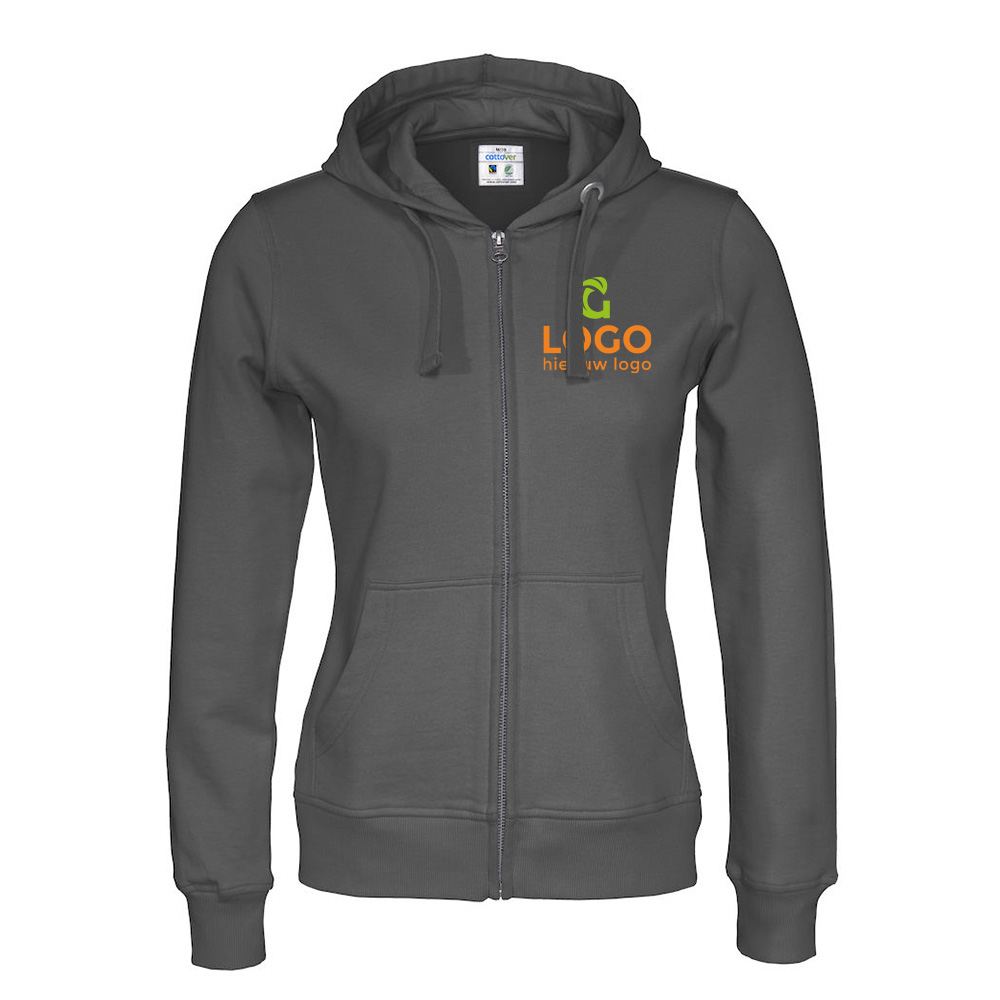 Hoodie vest dames | Eco relatiegeschenk